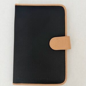 Parazul Travel Organizer Wallet Passport Holder Black & Tan